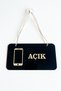 Open Closed Door Sign for Phone Operators - 22X12 cm - 3
