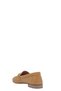 Tan Leather Women's Loafer with Buckle Accessories - 3