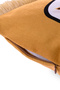 Fringed Velvet Throw Pillow Cover with Leopard Ribbon Design - 43X43Cm - 3