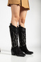 Women's Western Cowboy Embroidered Boots