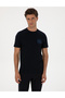 Navy Blue Regular Fit 100% Cotton Crew Neck T-Shirt 50302599-Vr033 - 3