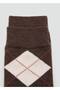 Socks with a diamond pattern