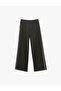 Straight, Loose-Fit Sweatpants with Side Stripe Detail and Pockets