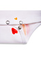 Rainbow Pink Teddy Bear Baby Set Combo 4 pcs, (Body suit/Burp cloth/Hat/Bib) - 3