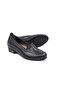 K144 Leather- Low Heel Women's Classic Shoes - Black - 4
