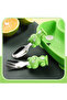Premium Children's Bpa Free Silicone Handle Fork-Spoon Set with Frog Figure, Stainless Steel Tip, 9+ Months - 6