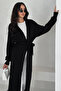 Women's Long Open Knitwear Trench Coat – Unlined, Modern & Urban Style - 2