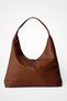 Knitted Textured Laura Women's Shopper Shoulder Bag with Loose Look and Large Volume Faux Leather - 2
