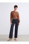Alita City Lcw Jeans with a Difference in Color Indigo Denim Straight Wideleg Regular Waist Wide Leg Women's Jean Pants