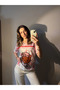 Hello Kitty Pink Baseball Design Oversize Unisex T-Shirt - 4