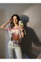 Hello Kitty Pink Baseball Design Oversize Unisex T-Shirt - 3