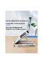 Folding Laptop Stand ,Aluminum Alloy, Compact & Lightweight, Foldable Design for Easy Travel - 3