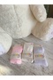 Baby Girl Kids Pantyhose 3-Piece Cotton Pink White Cream - 5