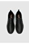 Black Leather Men's Sneakers - 5