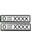 CAR NUMBER PLATE HOLDER (FRONT & REAR PLATE SET) (AJMAN)
