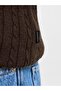 Strickpullover Einfarbig Strickpullover - 5