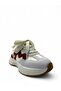 21275 Unisex Children's Preschool Beige/Burgundy Comfortable Sneaker - 2