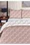 Glame 100% Cotton Double Duvet Cover Set 200X220Cm Dark Powder - 2