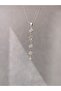 Women's Steel Sky Planet Themed Necklace