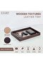 Valet Tray for Men & Women – Leather Tray Organizer | Bedside, Nightstand, Office Desk Organ - 4