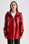 Maroquin Leather Alicia Women's Hooded Leather Coat