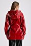 Maroquin Leather Alicia Women's Hooded Leather Coat - 6