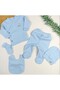 100% Organic Cotton 7-Piece Baby Boy Hospital Newborn Discharge Set / Suitable for Four Seasons Use - 2