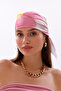 Pink Dream Flowers Model Scarf Bandana Shawl Estascarf 70X70 cm - 3