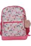 Girl's Three-Eyed Pink Elementary School Triple School Bag Set - Ice Cream and Rainbow - Ppset5310 - 2