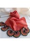 Handmade Cotton Crochet, Baby Mouth and Colorful Women's Scarf - 2