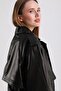 Maroquin Leather Beyonce Women's Leather Overcoat - 5