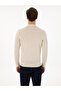Beige Slim Fit Wool Blend Quarter Fisherman Basic Knitwear Sweater 50315295-Vr011 - 5