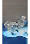 Vintage Glass Crystal Cut Mini Cup Set Double & 6 cm - 2