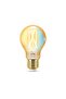 Smart Wi-Fi Filament Bulb, 50W, Amber, A60Vintage Style LED Bulb with App and Voice Control