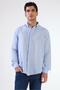 Men's Regular Fit Long Sleeve Dark Blue Shirt