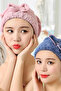 Hair Drying Towel 1Pcs Shower Cap Microfiber Wet Hair Fast Drying Head Towel Care - 8
