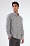 Black Square Pattern Men's Shirt - Regular Fit - 4