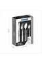 66985004 Oslo Stainless Steel 24 Pieces Flatware Set with Table Knives and Mirror Finish - 3