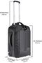 2-in-1 Convertible Wheeled Camera Backpack - 3