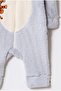 Winter Sweet Tiger Embroidered Zippered Welsoft Baby Romper - 5