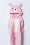 Winter Sweet Welsoft Zippered Hooded Baby Jumpsuit with Chest Detail - 7