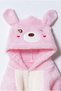 Winter Sweet Welsoft Zippered Hooded Baby Jumpsuit with Chest Detail - 6