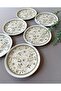 Floral 6 Piece 20 cm Cake & Serving Plate - 2
