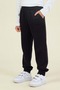 Children's Black Sweatpants |   Comfortable and Flexible Fabric – for Daily and Sports Use - 4