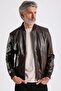 Maroquin Leather Lucas Men's Genuine Bomber Leather Jacket - 2