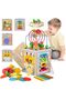 Jace 10 in 1 Multifunctional Activity Cube for Toddlers - 2
