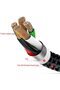 شاحن جوال 2PCSCOMBO 3 في 1 كابل شحن لأجهزة Android Type-c Iphone Mobile Phone USB Single - 7