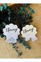 Set of 10 Stylish Oyster Baby Magnets with Bows - 7 Cm, Mevlüt & Baby Shower Gift - 2