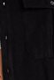 Women's Relax Fit Comfortable Cut Lumberjack Double Pocket Buttoned Plain Black Winter Shirt - 6