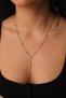 Steel Dorica Y Necklace Bulk Chain Necklace 1mm Elegant Minimal 50cm - 7